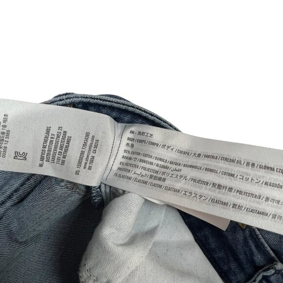 Abercrombie & Fitch High Rise Super Skinny Ankle Jeans Size 2/26 Button Fly - Picture 9 of 11